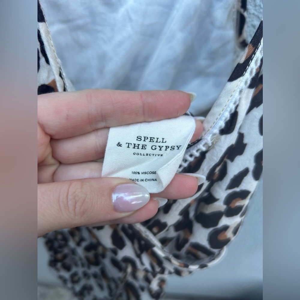 Spell & The Gypsy Bodhi Leopard Print Jumpsuit - Picture 11 of 15